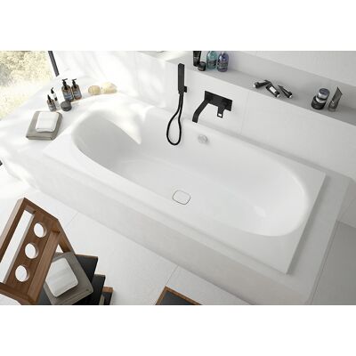 Baignoire Rectangulaire Blanche en Acrylique Hoesch - Mobilier de Salle de Bain - Publicité Baignoire Rectangulaire Blanche en Acrylique Hoesch - Mobilier de Salle de Bain - Publicité