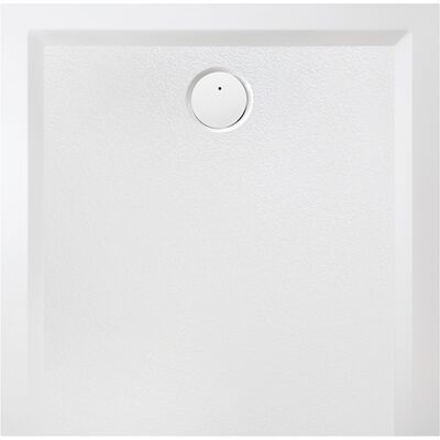 Plateau de douche en minéral Muna - Carré 750x750mm - Blanc - Publicité Plateau de douche en minéral Muna - Carré 750x750mm - Blanc - Publicité