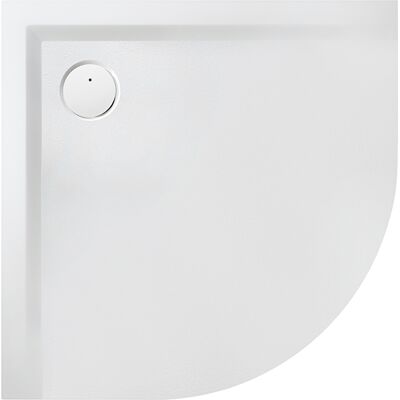 Hoesch Muna Vasque de Douche Quart de Cercle - 80x80cm - Gris - Publicité Hoesch Muna Vasque de Douche Quart de Cercle - 80x80cm - Gris - Publicité