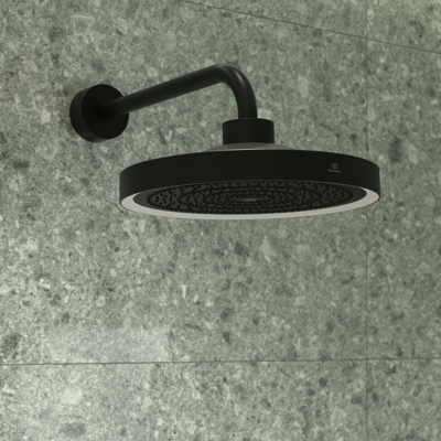 Ideal Standard Douche de Pluie A7890XG 3-Fonctions, Montage Murale, Anneau LED, Noir Soie - Douche - Publicité Ideal Standard Douche de Pluie A7890XG 3-Fonctions, Montage Murale, Anneau LED, Noir Soie - Douche - Publicité
