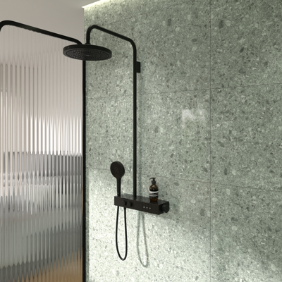 Ideal Standard A7882XG - Système de Douche avec Thermostat - Publicité Ideal Standard A7882XG - Système de Douche avec Thermostat - Publicité