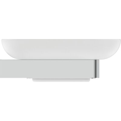 Distributeur de savon Conca Cube d'Ideal Standard - Mural, Rectangulaire, Verre, Chrome - Publicité Distributeur de savon Conca Cube d'Ideal Standard - Mural, Rectangulaire, Verre, Chrome - Publicité