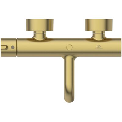 Ideal Standard Mitigeur de bain BC786A2 - Chrome, Or brossé - Publicité Ideal Standard Mitigeur de bain BC786A2 - Chrome, Or brossé - Publicité