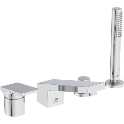 Ideal Standard - BD518AA - 4-trous - avec douchette - Robinetterie de baignoire - Publicité Ideal Standard - BD518AA - 4-trous - avec douchette - Robinetterie de baignoire - Publicité