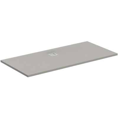 Ideal Standard - Bac de Douche Rectangulaire - Drain Central - 1700x700mm - Quartz Gris - Publicité Ideal Standard - Bac de Douche Rectangulaire - Drain Central - 1700x700mm - Quartz Gris - Publicité
