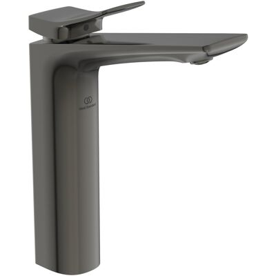 Robinets Ideal Standard BC758A5 - Bec Allongé, Gris Magnétique - Publicité Robinets Ideal Standard BC758A5 - Bec Allongé, Gris Magnétique - Publicité