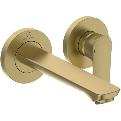 Ideal Standard Air Robinet Mur Brossé Or - Widespread Bathroom Faucet - Publicité Ideal Standard Air Robinet Mur Brossé Or - Widespread Bathroom Faucet - Publicité