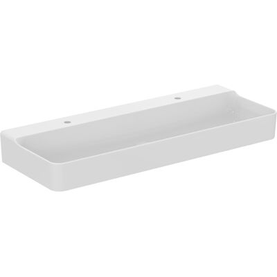 Ideal Standard Conca Double Lavabo - 1200x450 - Sans Trop-plein - Publicité Ideal Standard Conca Double Lavabo - 1200x450 - Sans Trop-plein - Publicité