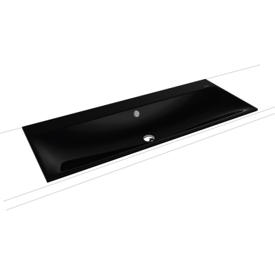 Kaldewei Silenio Lavabo encastré - 120x46cm Effet Perle Noire - Publicité Kaldewei Silenio Lavabo encastré - 120x46cm Effet Perle Noire - Publicité