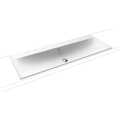 Kaldewei Silenio Double Vasque - Encastrement, acier émaillé, 120x46 cm - Publicité Kaldewei Silenio Double Vasque - Encastrement, acier émaillé, 120x46 cm - Publicité