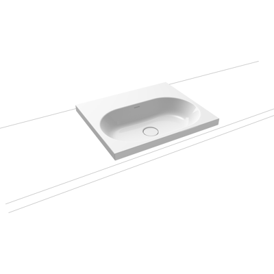 Lave-mains Kaldewei Centro 3055 - Rectangulaire, 600x500mm, Sans trou pour robinet - Publicité Lave-mains Kaldewei Centro 3055 - Rectangulaire, 600x500mm, Sans trou pour robinet - Publicité