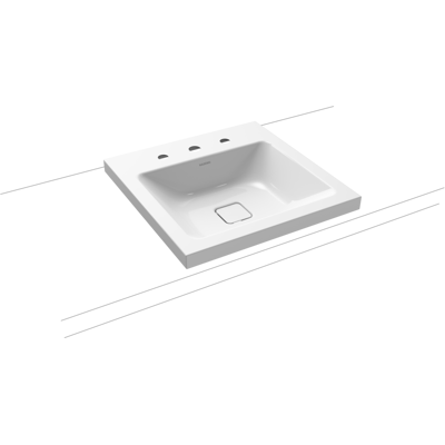 Lavabo Kaldewei Cono Premium - 50x50cm Blanc - Publicité Lavabo Kaldewei Cono Premium - 50x50cm Blanc - Publicité