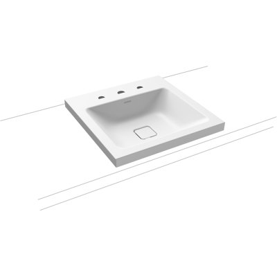 Kaldewei Cono Lavabo Blanc Mat avec Effet Perle - Publicité Kaldewei Cono Lavabo Blanc Mat avec Effet Perle - Publicité
