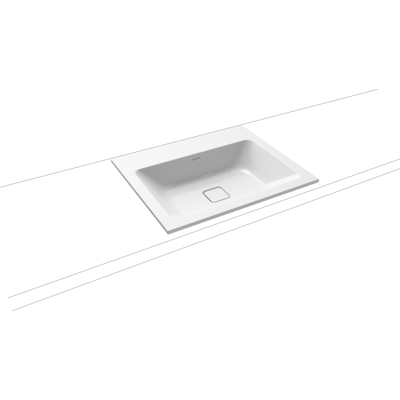 Kaldewei Cono Encastré Lavabo 60x50cm - Blanc, Sans Overloop, Sans Trou de Robinet - Publicité Kaldewei Cono Encastré Lavabo 60x50cm - Blanc, Sans Overloop, Sans Trou de Robinet - Publicité