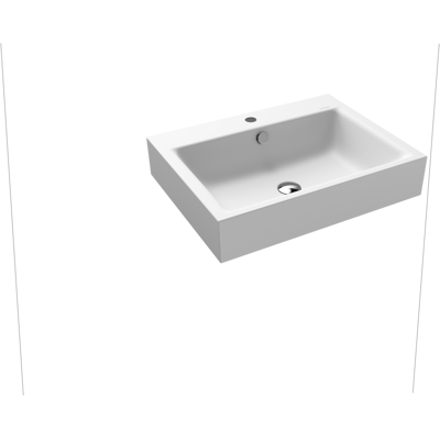 Lavabo mural Kaldewei Puro - 60x46cm, effet perlée, blanc mat - Publicité Lavabo mural Kaldewei Puro - 60x46cm, effet perlée, blanc mat - Publicité