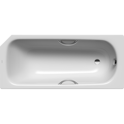 Baignoire rectangulaire Kaldewei Saniform V2 - 160x70cm, Blanc, avec trous pour poignées - Publicité Baignoire rectangulaire Kaldewei Saniform V2 - 160x70cm, Blanc, avec trous pour poignées - Publicité