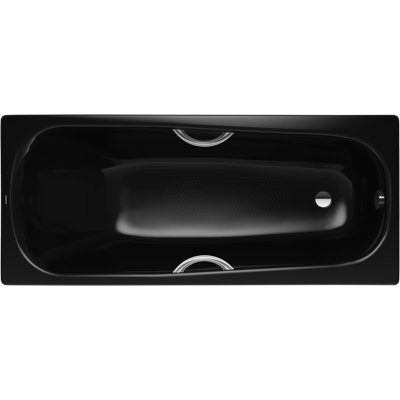 Baignoire Kaldewei Saniform Plus - Rectangle, Noir, Antidérapant - Publicité Baignoire Kaldewei Saniform Plus - Rectangle, Noir, Antidérapant - Publicité