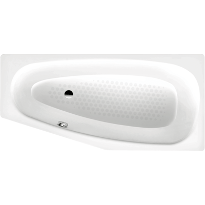Mini-Baignoire Kaldewei Gauche - Asymétrique, 157x75 cm, Blanc - Publicité Mini-Baignoire Kaldewei Gauche - Asymétrique, 157x75 cm, Blanc - Publicité