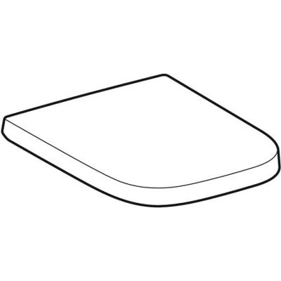 Siège WC Geberit Renova Plan - Fermeture automatique, fixation par le haut, charnières chromées - Publicité Siège WC Geberit Renova Plan - Fermeture automatique, fixation par le haut, charnières chromées - Publicité