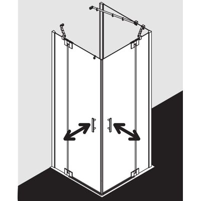 Kermi Filia XP Paroi de douche - 90x200cm, Argent, Verre, Gauche - Publicité Kermi Filia XP Paroi de douche - 90x200cm, Argent, Verre, Gauche - Publicité