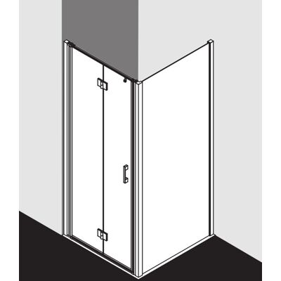Porte de Douche Kermi Liga - Verre de Sécurité, Argent Mat, 75x185cm - Publicité Porte de Douche Kermi Liga - Verre de Sécurité, Argent Mat, 75x185cm - Publicité