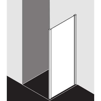 Paroi de Douche Kermi LIGA - 1200mm, Argent Mat - Design Polyvalent - Publicité Paroi de Douche Kermi LIGA - 1200mm, Argent Mat - Design Polyvalent - Publicité