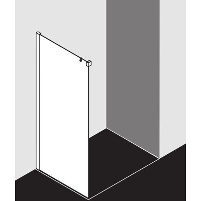 Panneau latéral de douche Nica de Kermi en verre clair 113x200cm - Douche - Publicité Panneau latéral de douche Nica de Kermi en verre clair 113x200cm - Douche - Publicité