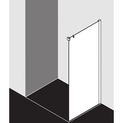 Paroi de Douche Kermi Nica - Réglable, Verre Clair, Argent - Publicité Paroi de Douche Kermi Nica - Réglable, Verre Clair, Argent - Publicité