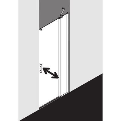 Porte de Douche Pega Kermi - 120x185cm, Argent Brillant, ESG Clair, Droite - Publicité Porte de Douche Pega Kermi - 120x185cm, Argent Brillant, ESG Clair, Droite - Publicité