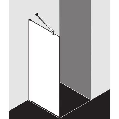 Porte de Douche Kermi Pega - Verre de Sécurité, Argent, 110x200cm - Publicité Porte de Douche Kermi Pega - Verre de Sécurité, Argent, 110x200cm - Publicité