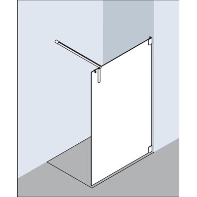 Kermi Walk-In XS - Verre de sécurité trempé 8mm - Droite - Douche - Publicité Kermi Walk-In XS - Verre de sécurité trempé 8mm - Droite - Douche - Publicité
