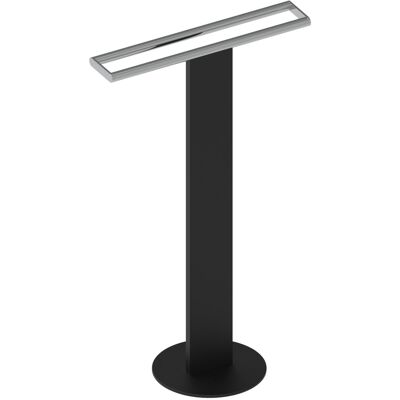 Porte-serviettes universel Keuco en 2 pièces, fixe, noir / chromé - Publicité Porte-serviettes universel Keuco en 2 pièces, fixe, noir / chromé - Publicité
