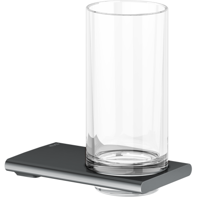 Keuco Modèle 11550139000 - Support à verre - Noir/Chrome - Publicité Keuco Modèle 11550139000 - Support à verre - Noir/Chrome - Publicité