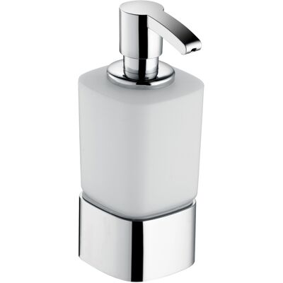 Distributeur de savon Keuco Elegance - Mousse, Chrome, Blanc - Publicité Distributeur de savon Keuco Elegance - Mousse, Chrome, Blanc - Publicité