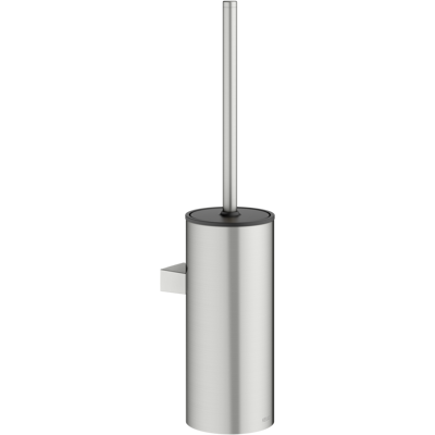 Ensemble de brosse WC KEUCO Moll - Fixation murale, finition acier inoxydable/gris - Publicité Ensemble de brosse WC KEUCO Moll - Fixation murale, finition acier inoxydable/gris - Publicité