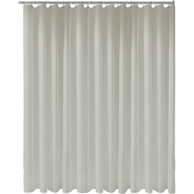 Rideau de douche Keuco Ecru - 2000x1800mm - 11 œillets - Étanche - Publicité Rideau de douche Keuco Ecru - 2000x1800mm - 11 œillets - Étanche - Publicité