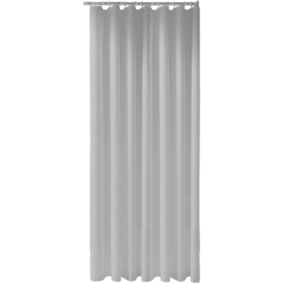 Rideau de Douche Gris Clair Keuco - 140x200cm, 8 Anneaux - Publicité Rideau de Douche Gris Clair Keuco - 140x200cm, 8 Anneaux - Publicité