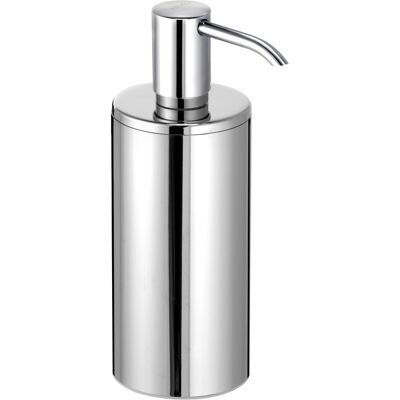 Distributeur de lotion en aluminium argenté - Modèle sur pied, 250ml - Publicité Distributeur de lotion en aluminium argenté - Modèle sur pied, 250ml - Publicité