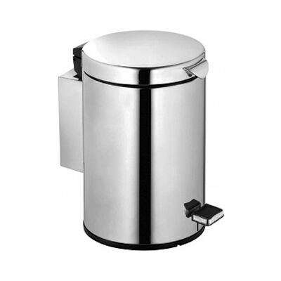 Keuco Poubelle Hygiénique Murale en Aluminium - 3L - Publicité Keuco Poubelle Hygiénique Murale en Aluminium - 3L - Publicité