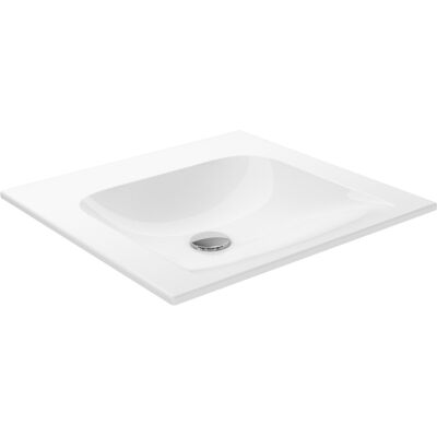 Lavabo en céramique Keuco X-Line - Avec revêtement CleanPlus - Publicité Lavabo en céramique Keuco X-Line - Avec revêtement CleanPlus - Publicité