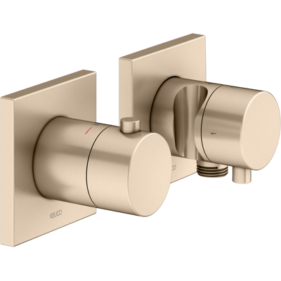 Thermostat de douche Keuco Edition 11 - 2 voies, bronze brossé - Publicité Thermostat de douche Keuco Edition 11 - 2 voies, bronze brossé - Publicité