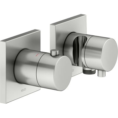 Ensemble de thermostat Edition 11 KEUCO pour 3 sorties - Finition acier inoxydable - Publicité Ensemble de thermostat Edition 11 KEUCO pour 3 sorties - Finition acier inoxydable - Publicité