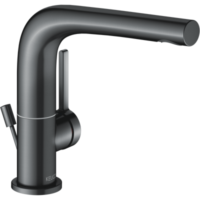 KEUCO Edition 400 Robinet lavabo - 156mm, chrome noir brossé - Publicité KEUCO Edition 400 Robinet lavabo - 156mm, chrome noir brossé - Publicité