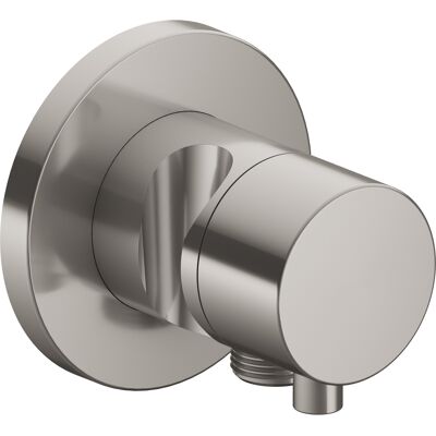 Vanne d'arrêt KEUCO IXMO Nickel avec raccord et support de douche - Publicité Vanne d'arrêt KEUCO IXMO Nickel avec raccord et support de douche - Publicité