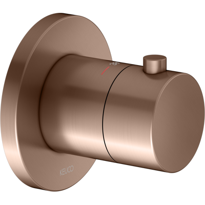 KEUCO IXMO Ensemble de thermostat - Rosette ronde, or rose brossé - Mitigeur thermostatique - Publicité KEUCO IXMO Ensemble de thermostat - Rosette ronde, or rose brossé - Mitigeur thermostatique - Publicité