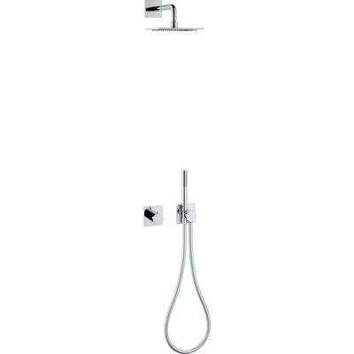 Ensemble de douche Keuco IXMO - Chrome, Rosettes carrées, Thermostat pour 2 utilisateurs - Publicité Ensemble de douche Keuco IXMO - Chrome, Rosettes carrées, Thermostat pour 2 utilisateurs - Publicité