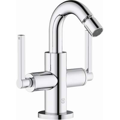 Robinet bidet Kludi Nova Fonte - Céramique, Chrome, 2 Manettes - Publicité Robinet bidet Kludi Nova Fonte - Céramique, Chrome, 2 Manettes - Publicité