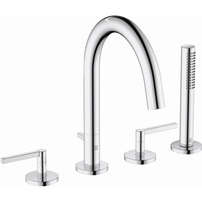 Kludi Nova Fonte Mitigeur Bain et Douche - 4 trous, Chrome - Publicité Kludi Nova Fonte Mitigeur Bain et Douche - 4 trous, Chrome - Publicité
