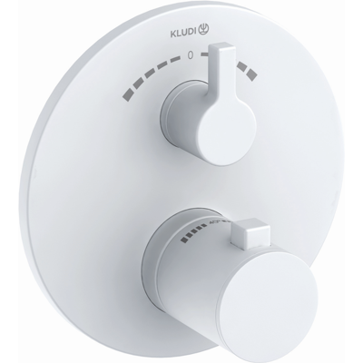 Kludi NOVA FONTE Thermostat - Blanc - Type Douche - Publicité Kludi NOVA FONTE Thermostat - Blanc - Type Douche - Publicité