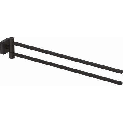 Kludi VELA S Porte-serviettes double - 440mm, noir mat - Publicité Kludi VELA S Porte-serviettes double - 440mm, noir mat - Publicité